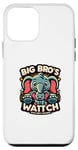 Coque pour iPhone 12 mini Big Bro's Watch Funny Sibling Cartoon Style Elephants S12