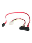 StarTech.com SAS 29 Pin to SATA Cable with LP4 Power