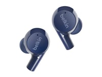 Belkin SoundForm Rise - Écouteurs sans fil avec micro - intra-auriculaire - Bluetooth - bleu