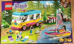 LEGO 41681 FRIENDS Forest Camper van & Sailboat 487 pieces 7 + NEW lego sealed~