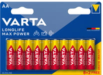 Varta Longlife Max Power AA batteri (10-pakk)