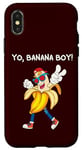 Coque pour iPhone X/XS Palindrome Yo Banana Boy pour fruits et jeux de mots