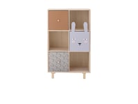 Bloomingville - Calle Bookcase w/Drawers L55 Paulownia Nature Bloomingville