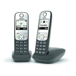 Téléphone Fixe Sans Fil Duo A635 - Anthracite Gigaset - Le Téléphone Fixe