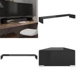 TV-bord glas svart 120x30x13 cm - TV-bord - TV-ställ - Home & Living