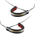 Motorcykel LED-gaffel blinkers Drl dagsljus