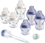 Tommee Tippee Closer to Nature Baby Bottle Starter Set, Breast-Like Teat with A