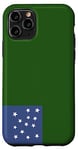 Coque pour iPhone 11 Pro Drapeau Green Mountain pour garçons de la République du Vermont