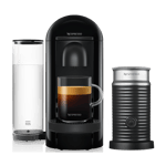 Nespresso Kaffemaskin - Vertuo Plus Svart + Aeroccino 3 Mjölkskummare