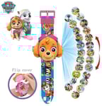 Paw Patrol Projection Digital Watch 24 Styles Projection Watch A-9015