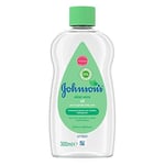 JOHNSON'S Aloe Vera Baby Oil 300ml – Leaves Skin Soft and Smooth – Ideal
