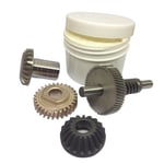 Kitchenaid Mixer 6QT Worm Gear, Follower Gear, Bevelled Gear, Hub Gear & Grease.