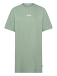 Wm Center Vee Tee Dress Sport T-shirt Dresses Green VANS