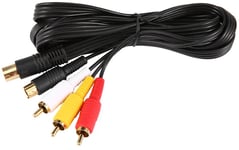 Sega Saturn - Phono / S-Video/ Composite kabel 1.8 m