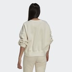 Adicolor Essentials Fleece Sweatshirt Ladies Warm Pullover Trefoil Top Jumper