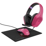 Trust GXT 790 Headset Wired Head-band Gaming Black Pink