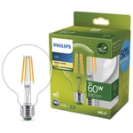 LED E27 G95 Glob 4W (60W) Klar 840lm 2700K Energiklass A