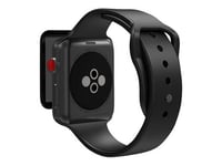 ZAGG InvisibleShield CURVE Elite - Protection d'écran pour montre intelligente - verre - couleur de cadre noir - pour Apple Watch (38 mm)