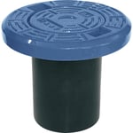 AVK 210 x 180 mm rund, flytande gatukåpa, komposit, blå