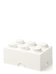 Lego Storage Brick 6 Home Kids Decor Storage Storage Boxes White LEGO STORAGE