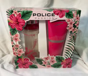 POLICE Passion Gift Set Eau De Toilette 100 ml Hydrating Body Lotion 125ml