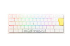 Ducky One 2 Pro Classic Mini clavier 60 % blanc pur, rouge Kailh, RVB, Pbt  Mécanique (Pt)
