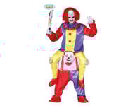 Ond Clown Piggy Back Kostym