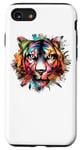 iPhone SE (2020) / 7 / 8 Tiger Watercolor Zoo Animal Park Wild Cat Jungle Case