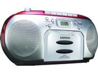 Lenco SCD-420, Svart, Röd, Bärbar CD-spelare