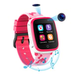 Kids Smartwatch with 2 Cameras SOS Two Way Call HD Music Player 7 Puzzzle Games 1.54 Touchscreen Smart Watch for Kids 3-12 Years Old Boys Girls Chilrdren Students Birthday