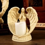 DIY Angel Wings Easter Ornament Retro Electronic Candle Crafts  Furnished