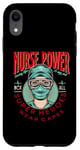 Coque pour iPhone XR Nurse Power Saving Life Is My Job Not All Heroes Wear Capes