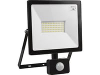Led-Strålkastare Med Rörelsesensor Maclean Mce650 Nw Slim Neutral White 50W, Ip44