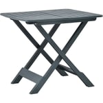 Table pliable de jardin Vert 79x72x70 cm Plastique - The Living Store - Vert