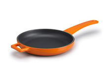 Pentole Agnelli coghsfp11116o Slow Cook Poêle en Fonte avec poignée, 16 cm, Orange