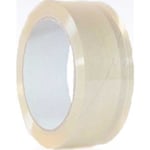 Roliba packtejp, klar PP AC, inget brus, 38 mm x 66 m