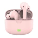 Helt Trådlösa Pro TWS Bluetooth Stereo In-Ear Hörlurar USB-C Rosa rosa