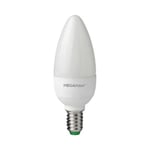 10 x Megaman 143308 LED Candle Light Bulbs Opal E14 SES 2800K Warm White - 5.5 W