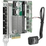 Compaq HP Smart Array P822/2G Contrôleur de Stockage (Raid) 8 canaux SATA 6Gb/s SAS 6Gb/s 600 Mbps Raid 0, 1, 5, 6, 50, ADG, 0+1, 60, PCIe 3.0 x8 pour ProLiant DL160 Gen8, DL380e G
