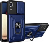 Phone Case For Samsung Galaxy A03 Core, Military Grade Heavy Duty Absorption De Choc Housse Avec Support Slots De La Carte Protection Coque For Samsung Galaxy A03 Core Ssj Blue.