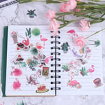 40 Pcs/pack Cute Diary Flower Stickers Scrapbooking Flakes Stati C