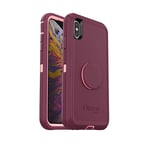 OtterBox Otterbox Otter + Pop Defender Case [ For Apple iPhone XS MAX ] Rugged Cover - Plum Multicoloured