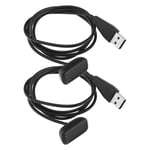 2x USB Fitbit Luxe Charger Cable Repair Replace Reset Charging Clip Cord Tracker