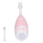 (Pink)Toddler Electric Toothbrush Kids Plastic Cleaning Toothbrushes BGS
