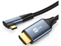 USB-C - HDMI Joyroom SY-20C1 vinklad 4K 60Hz 2m kabel - grå