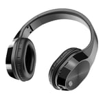 Gazechimp Noise Cancelling Headphones Bluetooth Headphones Over Ear with Microphone Wireless Headset Hi-Fi Stereo Deep Bass with Soft Earpads for Work TV - Black