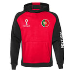 Official FIFA World Cup 2022 Overhead Hoodie, Youth, Portugal, Age 13-15 Red/Black