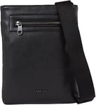 Calvin Klein Men Shoulder Bag Elevated Pu Small, Black (Ck Black Smooth), One Size