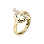 MORELLATO Ring i gult stål och kristall 231999