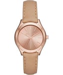 Michael Kors Klockarmband MK3428 Läder Brun 16mm